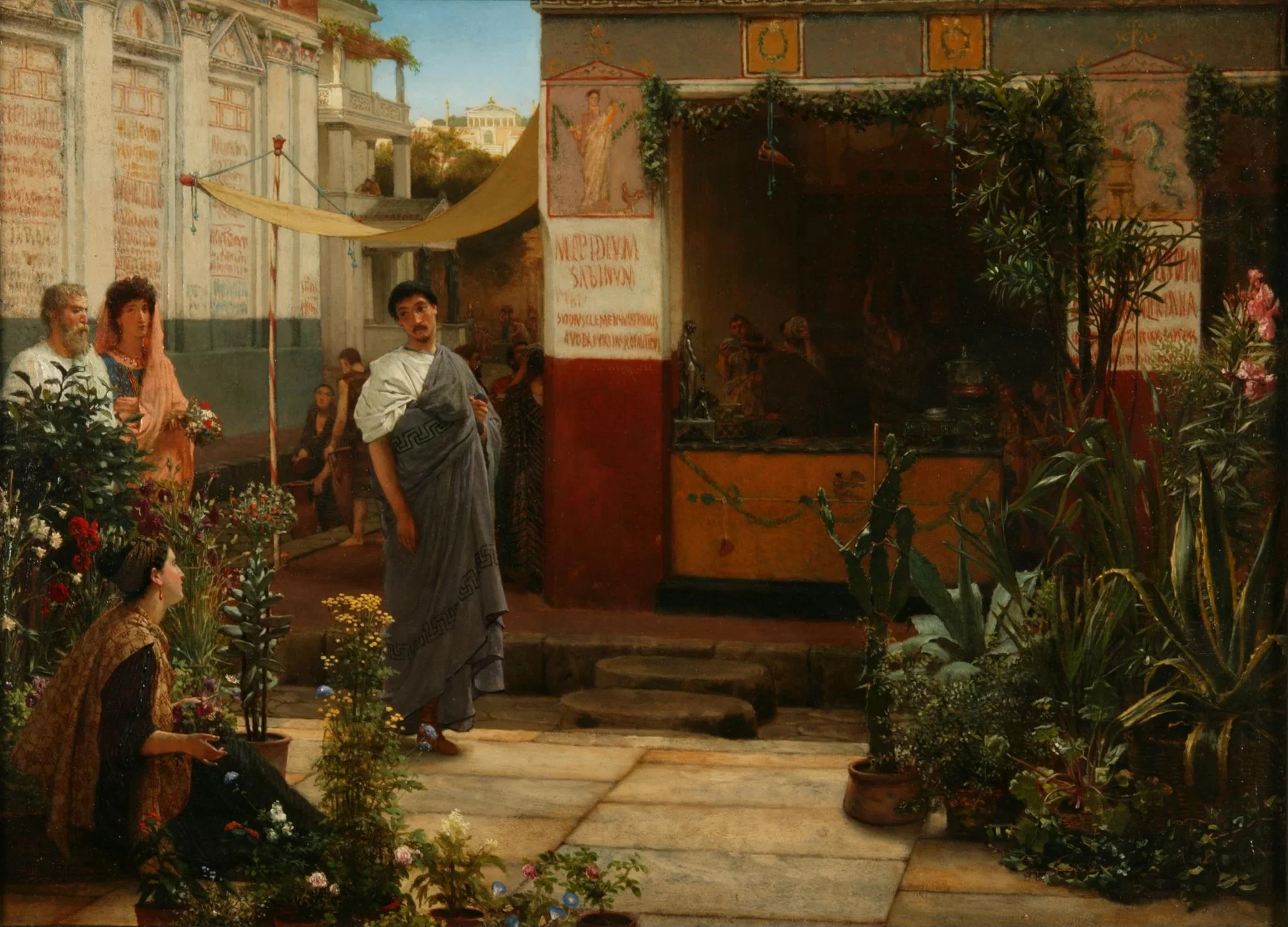 A Roman flower market: Pompeii